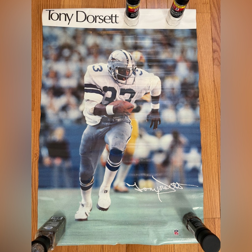 New Tony Dorsett Dallas Cowboys 1978 Sports Illustrated #4281 23”x35” Poster